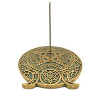 Nemesis Now Quemador de Incienso con Fragancia Triple Luna, Dorado, 13,7 cm