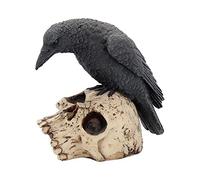 Nemesis Now Ravens Remains - Figura Decorativa (13 cm), diseño gótico, Color Negro