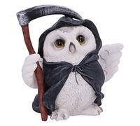 Nemesis Now Reapers Flight Grim Reaper Owl Familiar Figura, Blanco, 12,5 cm