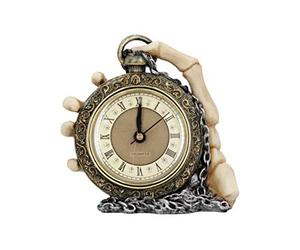 Nemesis Now Reloj de Esqueleto de 14 cm, Color Dorado, polirresina, Talla única