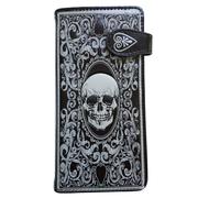 Nemesis Now Skull Tarot Monedero 19cm Negro, PU, 18.5cm