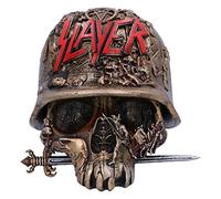 Nemesis Now Skull Box 17.5cm Producto Oficial de Slayer Eagle Casco Calavera Logo Caja, Resina, Dorado