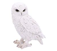 Nemesis Now Snowy Watch Grande de 20 cm, Resina, Blanco, Talla única