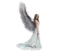 Nemesis Now Figura de ángel Spirit Guide de Anne Stokes Blanco 24 cm Resina