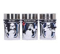 Nemesis Now Star Wars Stormtrooper Shot Glass Set of 3 - Collectible Resin Shot