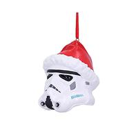 Nemesis Now Adorno para colgar Stormtrooper - Sombrero de Papá Noel, 8,3 cm, Blanco - Star Wars
