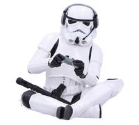 Nemesis Now Stormtrooper Game On!, figura oficial de Star Wars coleccionable, decoración de juegos y ciencia ficción para los fans