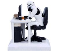 Nemesis Now Stormtrooper Slave to the Wage | Producto oficial original de Stormtrooper, figura de escritorio humorística, polirresina pintada a mano
