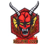 Nemesis Now Stranger Things Hellfire Club - Lámpara de mesa USB con licencia oficial pintada a mano, resina hexagonal, luz de escritorio, 23,6 cm