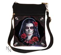 Nemesis Now B2348F6 Sugar Skull James Ryman - Bolso de hombro (23 cm), color negro