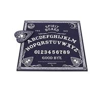 Nemesis Now Tablero Blanco Y Negro 38.5Cm De Ouija | Tabla decorativa Spirit con plancha gótica ornamentada