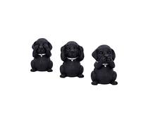 Nemesis Now Three Wise Labradors, Negro, 8,5 cm, B5881V2