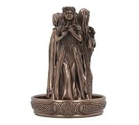 Nemesis Now Triple Goddess - Quemador de Incienso (18 cm), Color Bronce