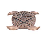Nemesis Now Triple Moon Pentacle Incense Burner 15.5cm, Bronze