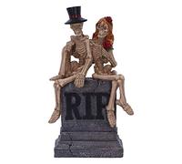 Nemesis Now True Love Never Dies Skeleton Lovers - Figura de Boda (17 cm), Color Gris
