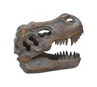 Nemesis Now Freestanding 16cm Figurine Tyrannosaurus Rex Skull-Figura Decorativa (16 cm), Metal, Gris, Talla única