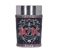 Nemesis Now Vaso de chupito con Licencia Oficial ACDC Back in Black, 8,5 cm