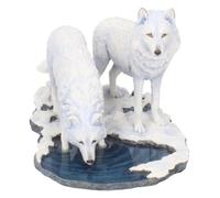 Nemesis Now - Estatua Warriors of Winter Wolf (Lisa Parker) 18 cm Blanco