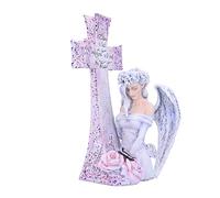 Nemesis Now Weave in Faith by Jessica Galbreth - Figura Decorativa, Resina, 26 cm, Color Rosa