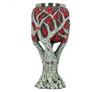 Nemesis Now Weirwood Tree Game of Thrones - Copa (23,5 cm, Resina con Inserto de Acero Inoxidable), Color Gris