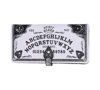 Nemesis Now White Spirit Board - Monedero Ouija en Relieve, 18,5 cm, Color Blanco, Piel sintética
