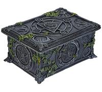 Nemesis Now Wiccan Pentagram Tarot Box 11cm Negro
