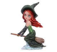 Nemesis Now Willow Witch-Figura Decorativa (16 cm), Color Verde, Resina
