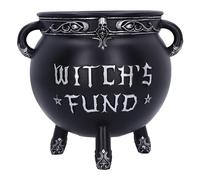 Nemesis Now Witch's Fund - Hucha (Resina, 16,5 cm), Color Negro