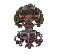Nemesis Now Yggdrasil - Placa de pared de 30,5 cm, resina, diseñada por Anne Stokes, arte de pared de árbol del mundo, inspirada en la mitología nórdica, empaquetada en caja de regalo, fundida en la