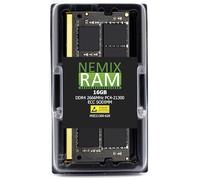 NEMIX RAM 16 GB (1 x 16 GB) DDR4 2666 MHz PC4-21300 2Rx8 1.2V CL19 260 pines ECC sin búfer SODIMM compatible con Synology D4ES01-16G NAS memoria