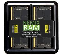 NEMIX RAM 64GB (2X32GB) DDR4 3200MHZ PC4-25600 SODIMM Compatible con POSIFLEX ZT-3715 Haydn ZT