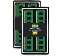 NEMIX RAM DDR3-1600MHz PC3-12800 ECC UDIMM 2Rx8 1.35V memoria de servidor sin búfer de 32 GB (4x8GB)