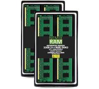 NEMIX RAM DDR3-1600MHz PC3-12800 ECC UDIMM 2Rx8 1.35V memoria de servidor sin búfer de 32 GB (4x8GB)
