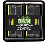 NEMIX RAM - Kit de memoria DDR4-3200 PC4-25600 SO-DIMM (32 GB, 2 x 16 GB)