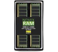 NEMIX RAM - Memoria RAM DDR4-2933 MHz PC4-23400 (288 pines, 2 x 32 GB, 2 módulos de memoria RDIMM para Apple Mac Pro 2019 7,1)