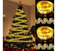 NEMMXUB Luces de Hadas de Cinta 10M 100LED Luminosa Para Árbol de Navidad, Año Nuevo y Fiestas - Decorativas LED