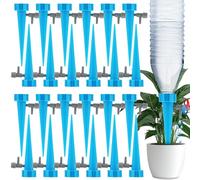 NEMMXUB Sistema de Riego Automático,24 Piezas Riego por Goteo para Macetas Ajustable con Interruptor de Válvula de Control,Regar Plantas Macetas Flores para Jardín Hogar Interior Exterior Vacaciones
