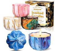 NEMMXUB Velas Perfumadas Juego de 4 piezas Vela Aromática Regalo de Velas de Aromaterapia Cera de Soja Natural,Juegos de Velas para Cumpleaños, Aniversario, Día de la Madre, Navidad, Regalos Mujer