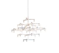 Nemo Crown, lámpara de suspensión, blanco - 113 cm