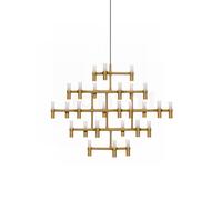 Nemo Crown, lámpara de suspensión, dorado - 113 cm