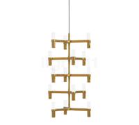 Nemo Crown, lámpara de suspensión, dorado - 41 cm