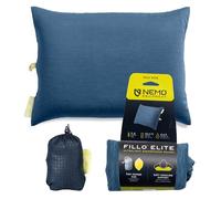 Nemo Equipment Fillo Elite - Almohada Ultraligera para mochilero, Horizonte, Color Azul y citrón, Talla única