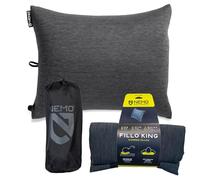 NEMO Equipment Fillo King - Almohada de camping de lujo, color perla negra/brote de abedul, talla única