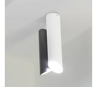 Nemo Tubos LED plafón 2 luces blanco/gris