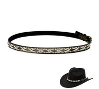 nemokamai Bandas de sombrero de vaquero para mujeres y hombres, bandas de sombrero de vaquera, sombreros occidentales, sombreros de paja, sombrero vintage