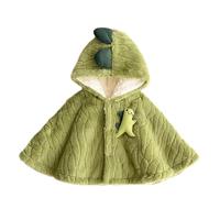 Nemopter Lindo Cape con Capucha Bebé Niño Niñas Sudadera con Capucha Lana Suave Poncho Capa Cortavientos Invierno Otoño Ropa Exterior Caliente Chal para Niños 0-3 años