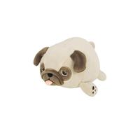 Nemu Nemu Animals 6231258 - Peluche de bulldog Hana, extrasuave y acogedor, peluche diseñado en Japón, tamaño S, 11 cm