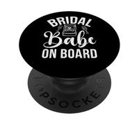 Nena Nupcial a Bordo Novia para ser PopSockets PopGrip Adhesivo