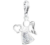 Nenalina plata charm colgante ángel con corazón para collares y pulseras para mujer 716096-019