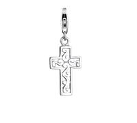Nenalina Plata Charm Colgante Cruz para Collares y Pulseras para Mujer 713020-000